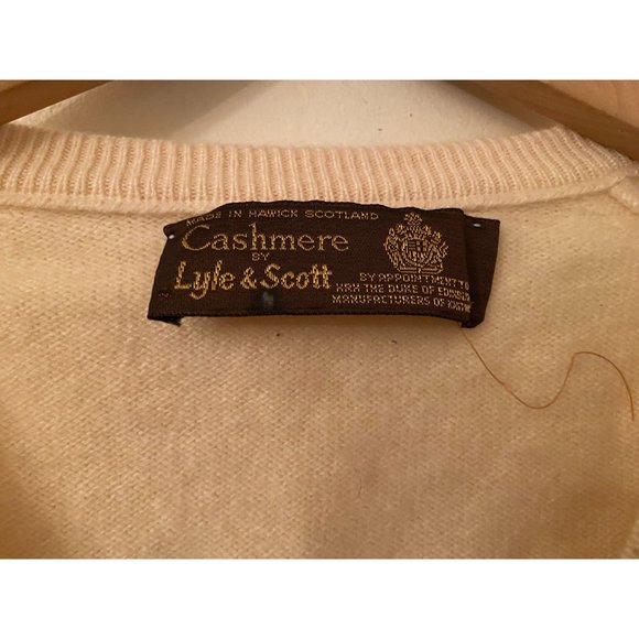 Men's Medium Lyle & Scott 100% Cashmere HRH Duke of Edlinburgh Sweater - Picture 2 of 3